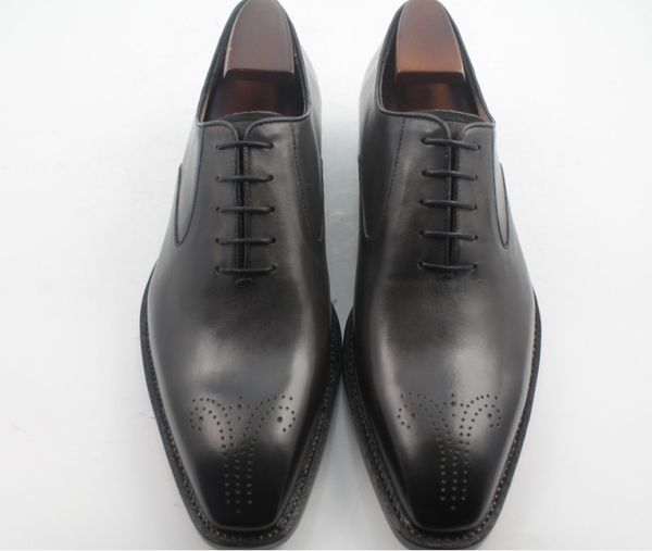 

Мужчины платье обувь оксфорды обувь Мужская обувь пользовательские ручной работы обувь из натуральной телячьей кожи wingtip brogue обувь HD-143