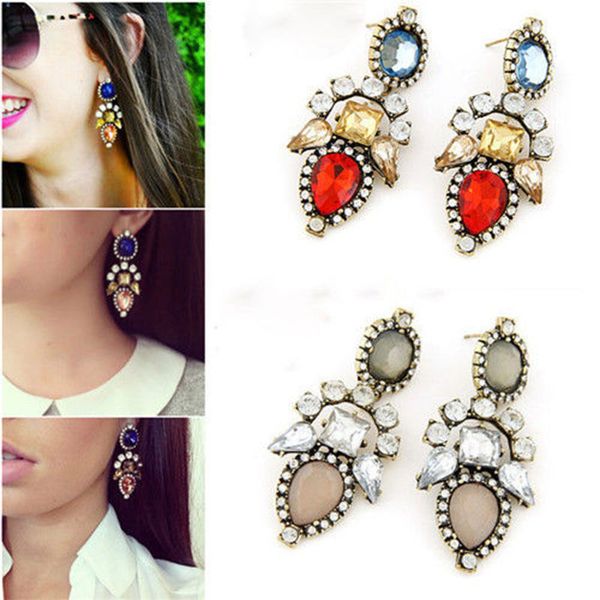 1 pair charm party wedding jewelry shining rhinestone crystal teardrop dangle ear stud earrings for women jewelry, Golden;silver
1 pair charm party wedding jewelry shining rhinestone crystal teardrop dangle ear stud earrings for women jewelry, Golden;silver