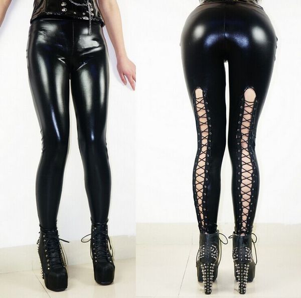2015 new women lingerie faux leather black lace up leggings wet look clubwear fashion gothic pants ladies ing
2015 new women lingerie faux leather black lace up leggings wet look clubwear fashion gothic pants ladies ing