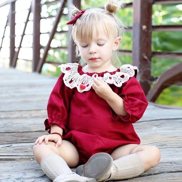 girls clothing baby clothes hollow out lace collar long sleeve baby romper jumpsuit 2018 spring autumn cute red infant baby clothing outfits, Blue
girls clothing baby clothes hollow out lace collar long sleeve baby romper jumpsuit 2018 spring autumn cute red infant baby clothing outfits, Blue