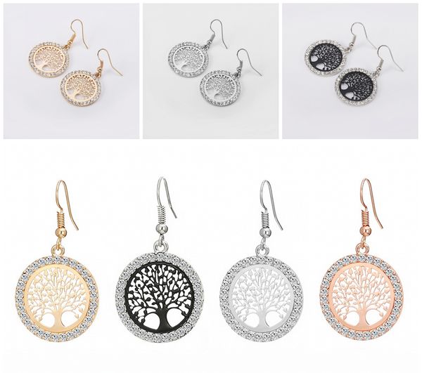 life of tree dangle earring women rond big drop earrings with rhineston vintage womens party jewelry 4 color fba drop shipping d372l, Silver
life of tree dangle earring women rond big drop earrings with rhineston vintage womens party jewelry 4 color fba drop shipping d372l, Silver
