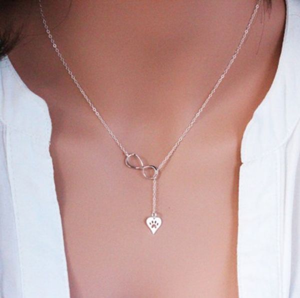 fashion pet paw lucky 8 heart chokers necklaces for womens gold silver plated simple style jewelry gifts chokers necklaces, Golden;silver
fashion pet paw lucky 8 heart chokers necklaces for womens gold silver plated simple style jewelry gifts chokers necklaces, Golden;silver