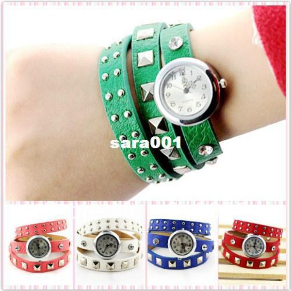wholesale-activities of new low-priced new cow leather winding women watches spike leather bracelet 100% excellent quality, Slivery;brown
wholesale-activities of new low-priced new cow leather winding women watches spike leather bracelet 100% excellent quality, Slivery;brown