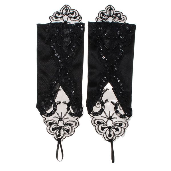 wholesale-bride wedding party fingerless pearl lace satin bridal gloves fancy,black, Blue;gray
wholesale-bride wedding party fingerless pearl lace satin bridal gloves fancy,black, Blue;gray