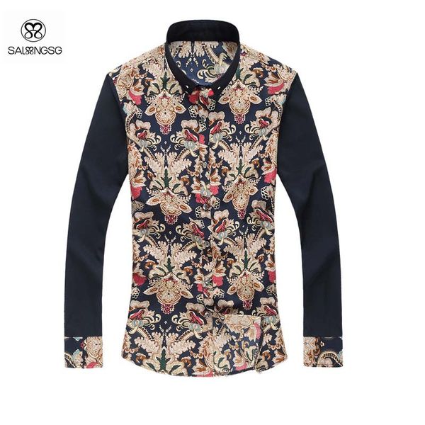 wholesale-2015 new arrival dress shirts mens plus size 7xl brand luxury shirt men business flower printed men's shirt marcas autumn, White;black
wholesale-2015 new arrival dress shirts mens plus size 7xl brand luxury shirt men business flower printed men's shirt marcas autumn, White;black