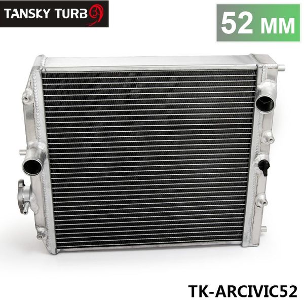 

TANSKY - Высокопроизводительный алюминиевый радиатор JDM 3 Row Racing для Honda Civic EK EG DEl Sol Руководство 52MM TK-ARCIVIC52