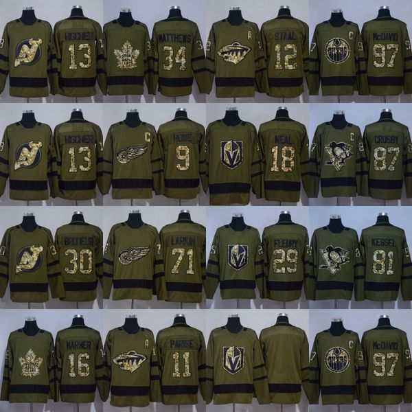 Mens 2017-18 Army Green Jersey Connor McDavid Mitchell Marner Auston Matthews Dylan Larkin Zach Parise Eric Staal James Neal Sidney Crosby
Mens 2017-18 Army Green Jersey Connor McDavid Mitchell Marner Auston Matthews Dylan Larkin Zach Parise Eric Staal James Neal Sidney Crosby