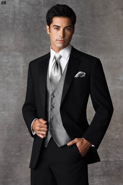 custom made groom tuxedos groomsmen black vent slim suits fit man suit wedding/men's suits bridegroom groo (jacket+tie+vest+pants, Black;gray
custom made groom tuxedos groomsmen black vent slim suits fit man suit wedding/men's suits bridegroom groo (jacket+tie+vest+pants, Black;gray