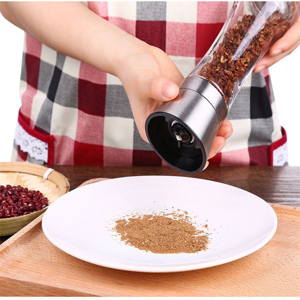 good quality kitchen accessaries manual stainless steel 304 pepper mill glass pepper grinder seasoning bottle grinder
good quality kitchen accessaries manual stainless steel 304 pepper mill glass pepper grinder seasoning bottle grinder
