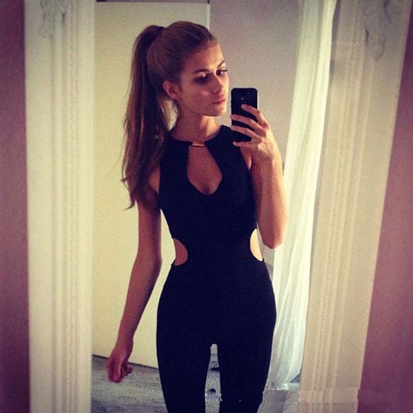 newly women's summer jumpsuit sleeveless rompers black bodycon long overalls slim playsuits bodysuits macacao feminino, Black;white
newly women's summer jumpsuit sleeveless rompers black bodycon long overalls slim playsuits bodysuits macacao feminino, Black;white