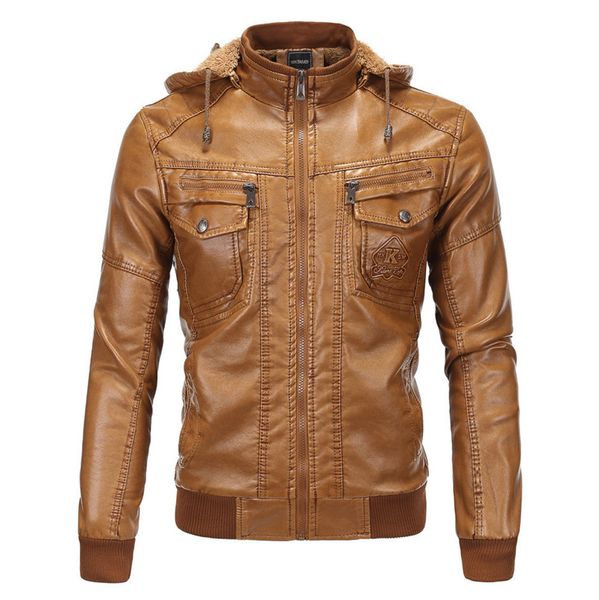 wholesale- 2017 brand men hooded leather jackets and coats autumn thick bomber jacket big size 5xl warmth jacke faux leather fur coat suede, Black
wholesale- 2017 brand men hooded leather jackets and coats autumn thick bomber jacket big size 5xl warmth jacke faux leather fur coat suede, Black