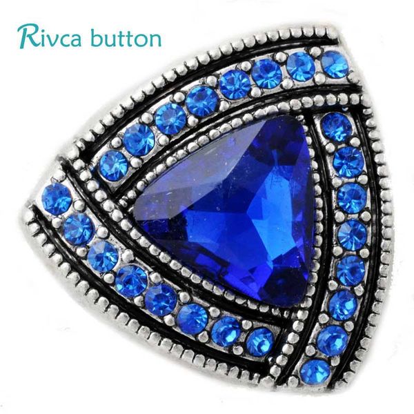 D02846 Newest Crystal styles 20mm Metal Snap Button Fit Snap Bracelet&Bangles Charm Rhinestone Styles Button Rivca Snaps Jewelry NOOSA Chunk