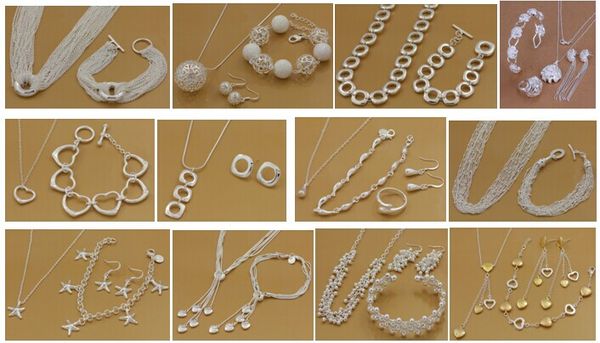 with tracking number most sell women's delicate gift jewelry 925 silver plated mix jewelry set 12 set 1049, Black
with tracking number most sell women's delicate gift jewelry 925 silver plated mix jewelry set 12 set 1049, Black