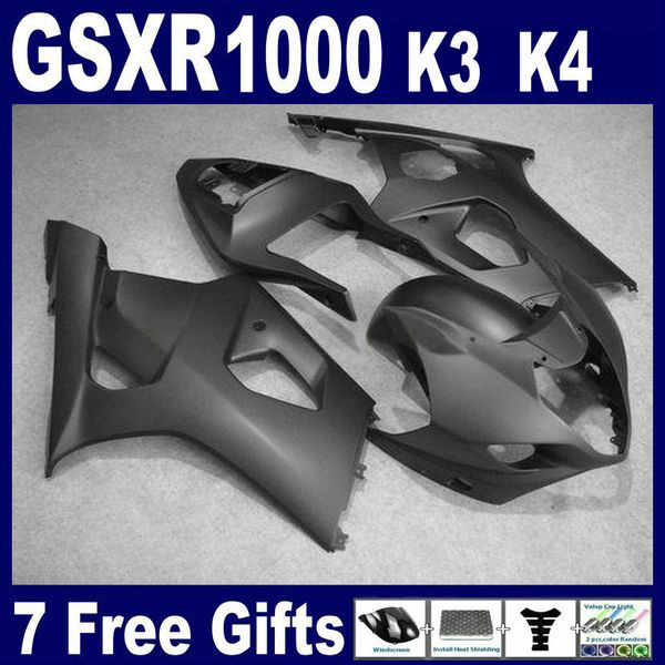 all matte black fairing kit for suzuki gsxr1000 2003 2004 k3 brand new body kit gsxr 1000 03 04 windscreen
all matte black fairing kit for suzuki gsxr1000 2003 2004 k3 brand new body kit gsxr 1000 03 04 windscreen