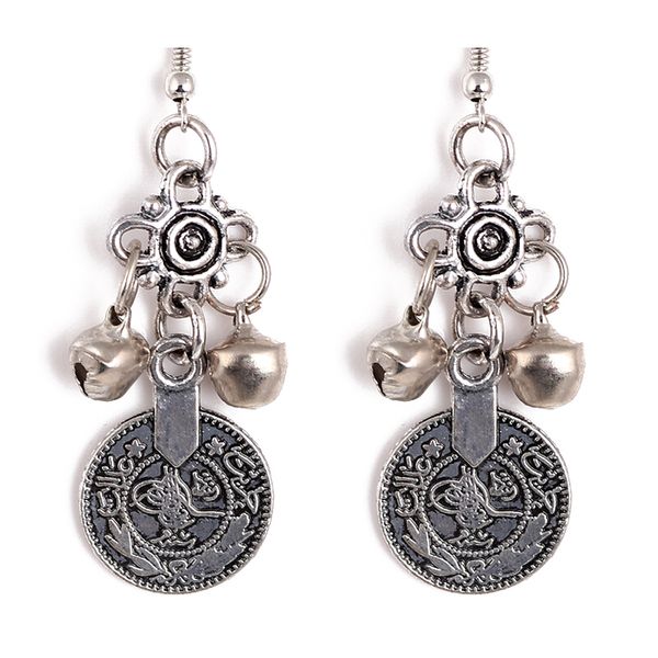 silver turkish bell coin earrings floral design boho gypsy beachy ethnic tribal festival jewelry
silver turkish bell coin earrings floral design boho gypsy beachy ethnic tribal festival jewelry