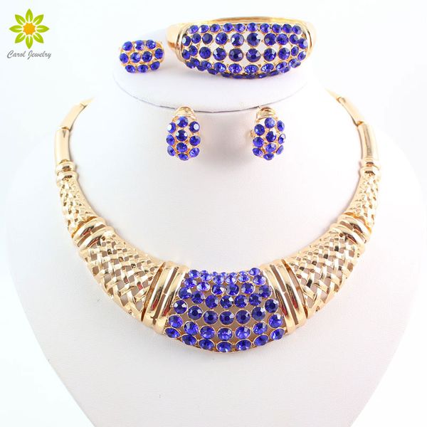 fine sapphire jewelry sets for women african beads party crystal pendant necklace earrings set wedding accessories, Slivery;golden
fine sapphire jewelry sets for women african beads party crystal pendant necklace earrings set wedding accessories, Slivery;golden