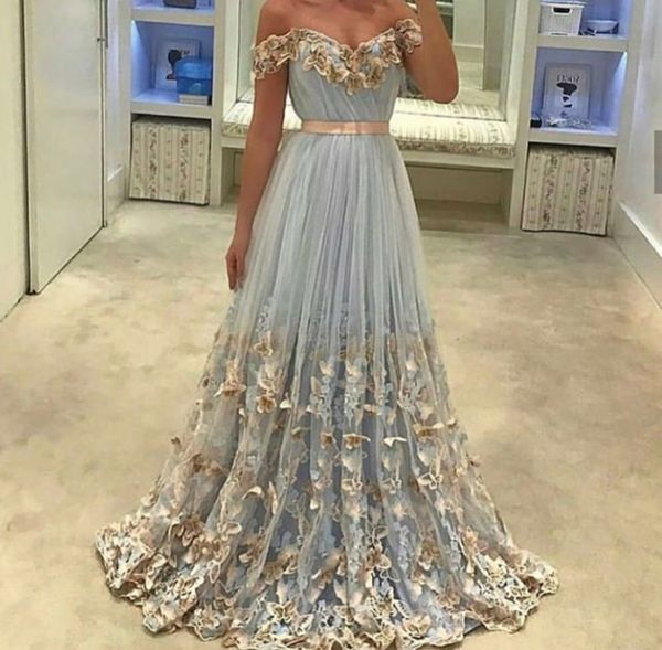 in stock butterfly prom dresses 2018 long tulle lace 3d floral evening party gown off shoulder, Red
in stock butterfly prom dresses 2018 long tulle lace 3d floral evening party gown off shoulder, Red