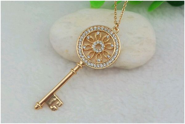 high grade rhinestone tennis graduated key pendant thick gold plated fill long sweater chain vintage necklace crystal jewelry for men, Silver
high grade rhinestone tennis graduated key pendant thick gold plated fill long sweater chain vintage necklace crystal jewelry for men, Silver
