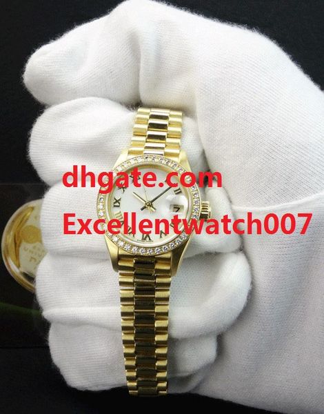 2017 Luxury Fashion Ladies 18-каратное золото PRESIDENT Datejust White Roman 79138 - SANT BLANC Автоматические женск
2017 Luxury Fashion Ladies 18-каратное золото PRESIDENT Datejust White Roman 79138 - SANT BLANC Автоматические женск