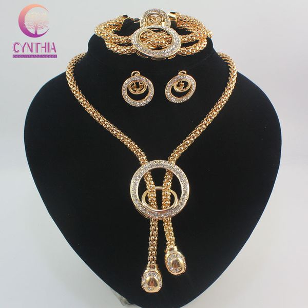 nigerian wedding african beads jewelry sets fashion women dubai 18k gold plated tassel necklace earrings bracelet ring jewelry set, Black
nigerian wedding african beads jewelry sets fashion women dubai 18k gold plated tassel necklace earrings bracelet ring jewelry set, Black