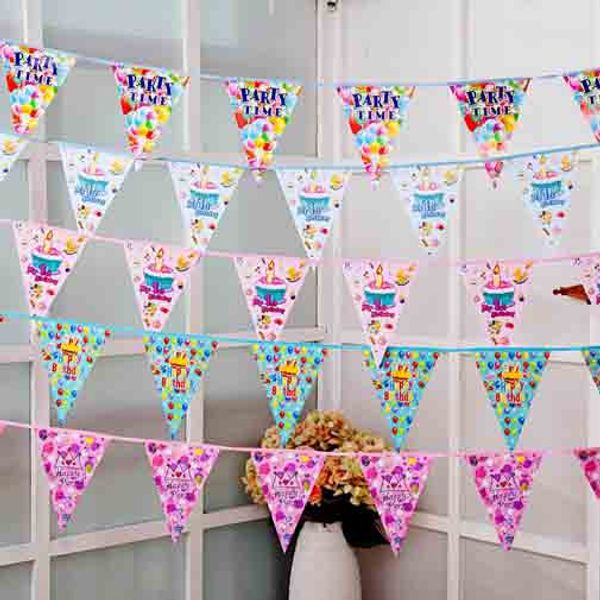 Beautiful Color Party Flags Banners Birthday Party Cartoon Hanging Flags Pennant Garland Decoration Christmas Party Gift Favors SD455
Beautiful Color Party Flags Banners Birthday Party Cartoon Hanging Flags Pennant Garland Decoration Christmas Party Gift Favors SD455