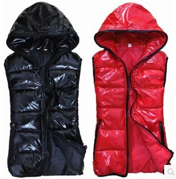 wholesale-new arrival winter sleeveless women's hooded shiny vest jacket outfits lady fashion down-padded casual zipper waistcoat, Black;white
wholesale-new arrival winter sleeveless women's hooded shiny vest jacket outfits lady fashion down-padded casual zipper waistcoat, Black;white