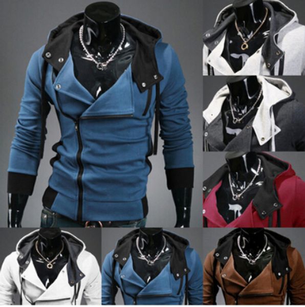 2016 men's fashion assassin hoodies & sweatshirt casual slim fit coat zipper sports jacket plus size m-6xl, Black;brown
2016 men's fashion assassin hoodies & sweatshirt casual slim fit coat zipper sports jacket plus size m-6xl, Black;brown