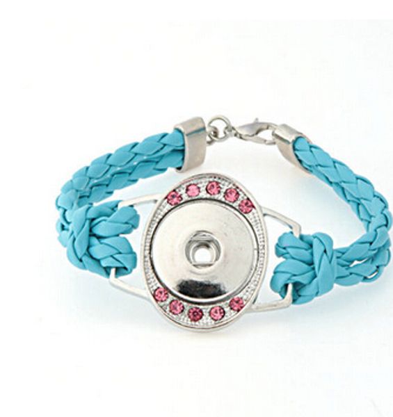 blue cord lobster clasp alloy handmade with rhinestone noosa button snap button bracelet diy personality bangle diy jelwery accessories, Golden;silver
blue cord lobster clasp alloy handmade with rhinestone noosa button snap button bracelet diy personality bangle diy jelwery accessories, Golden;silver