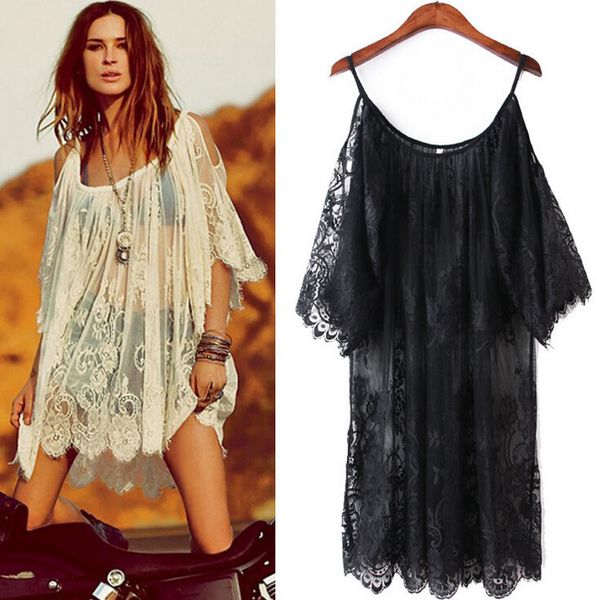 2016 women dress clothing summer batwing sleeve white black bikini cover up casual plus size beach mini dresses swimwear cover-up c24, Black;gray
2016 women dress clothing summer batwing sleeve white black bikini cover up casual plus size beach mini dresses swimwear cover-up c24, Black;gray