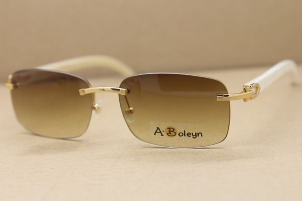 wholesale 2020 new sunglasses white buffalo genuine horn glasses gold 8200759 or silver 8200760 rimless sunglasses size:60-18-140mm, White;black
wholesale 2020 new sunglasses white buffalo genuine horn glasses gold 8200759 or silver 8200760 rimless sunglasses size:60-18-140mm, White;black