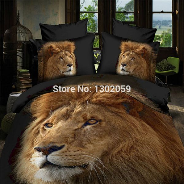 wholesale- 3d mighty lion animal total 4 pcs quilt cover bed sheet pillowcase king bedding set
wholesale- 3d mighty lion animal total 4 pcs quilt cover bed sheet pillowcase king bedding set