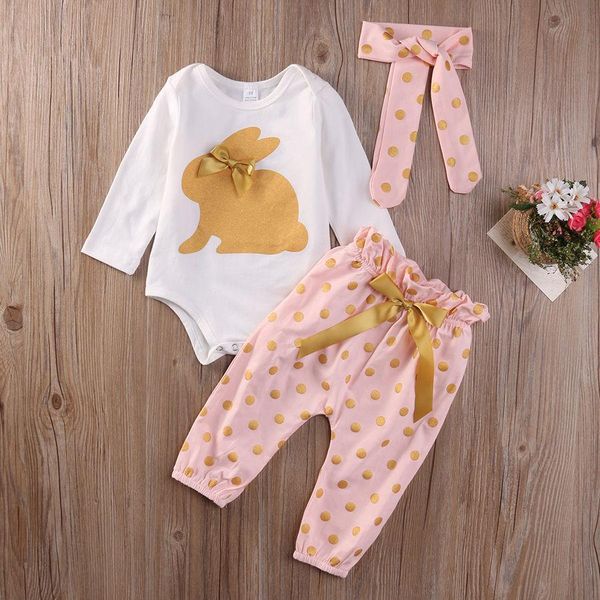 cute kids clothes newborn baby girls clothing headband rabbit romper polka dot pants trousers 3pcs infant outfits children clothes set 0-18m, White
cute kids clothes newborn baby girls clothing headband rabbit romper polka dot pants trousers 3pcs infant outfits children clothes set 0-18m, White