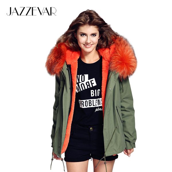 wholesale- jazzevar woman army green large raccoon fur collar hooded coat parkas outwear 2 in 1 detachable lining winter jacket brand style, Black
wholesale- jazzevar woman army green large raccoon fur collar hooded coat parkas outwear 2 in 1 detachable lining winter jacket brand style, Black