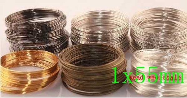 wholesale-omh wholesale free ship 200loop 1x55mm silver/gold plated memory steel wire for cuff bangle bracelet, Blue;slivery 
wholesale-omh wholesale free ship 200loop 1x55mm silver/gold plated memory steel wire for cuff bangle bracelet, Blue;slivery
