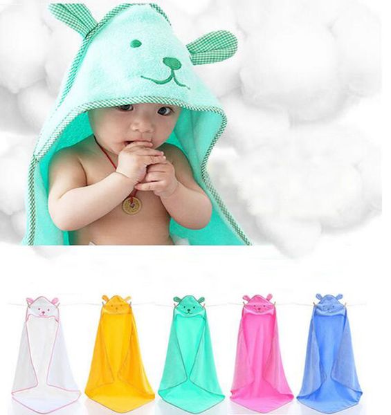 wholesale- 100*100cm lovely baby bath towel cartoon bear infant hooded bathrobe baby blankets swaddle cotton kids bedding super soft
wholesale- 100*100cm lovely baby bath towel cartoon bear infant hooded bathrobe baby blankets swaddle cotton kids bedding super soft