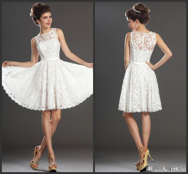 knee length white lace sheer neckline bridesmaid dresses jewel a-line appliqued short mini sash cap sleeves coctail party gowns, White;pink
knee length white lace sheer neckline bridesmaid dresses jewel a-line appliqued short mini sash cap sleeves coctail party gowns, White;pink
