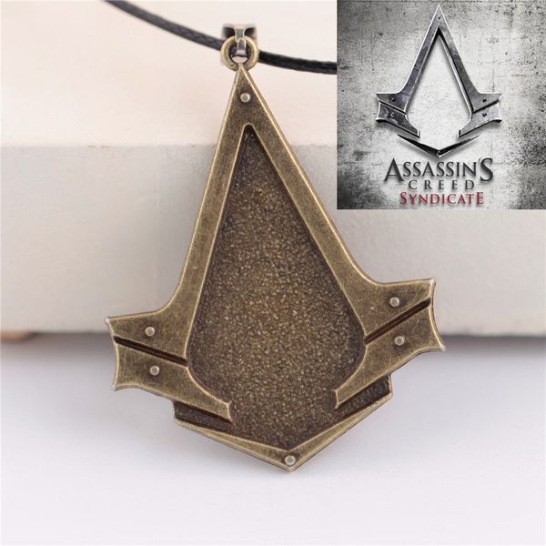 wholesale-new assassins creed syndicate blade stainless steel necklaces collier homme male neckless colar masculino berloques, Silver
wholesale-new assassins creed syndicate blade stainless steel necklaces collier homme male neckless colar masculino berloques, Silver