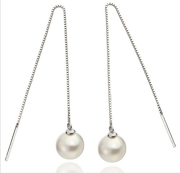 bridal white pearl drop earrings high end luxury single pearl box chain earring woman vintage jewelry
bridal white pearl drop earrings high end luxury single pearl box chain earring woman vintage jewelry