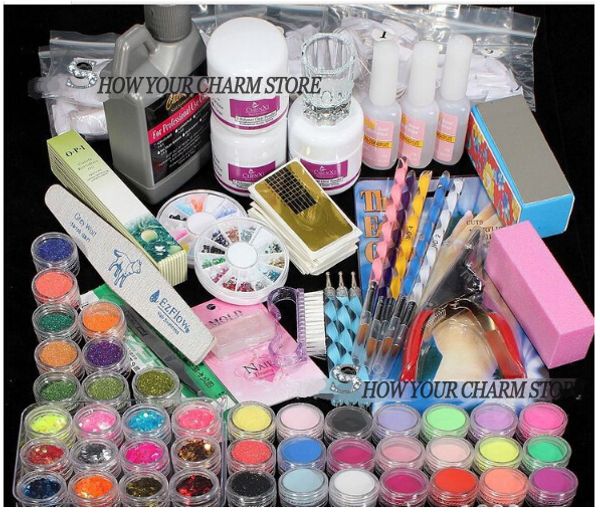 wholesale- wholesale professional 42 acrylic liquid powder glitter clipper primer file nail art tips tool brush tool set kit
wholesale- wholesale professional 42 acrylic liquid powder glitter clipper primer file nail art tips tool brush tool set kit