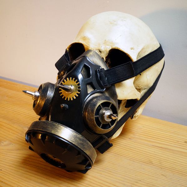 wholesale-mr. yi steam land steampunk industrial respirators retro goggles goggles halloween, Silver
wholesale-mr. yi steam land steampunk industrial respirators retro goggles goggles halloween, Silver