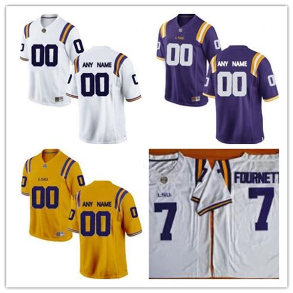 Custom LSU Tigers College Football white purple gold Personalized Stitched Mens Any Name Any Number embroidery Jerseys S-3XL
Custom LSU Tigers College Football white purple gold Personalized Stitched Mens Any Name Any Number embroidery Jerseys S-3XL
