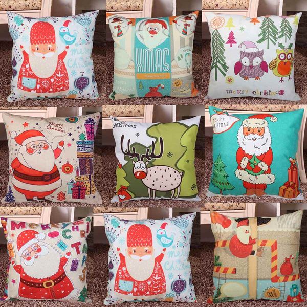 wholesale-2015 christmas santa claus owl pillow cover xmas decorative square pillow case fashion home textile 44x44cm
wholesale-2015 christmas santa claus owl pillow cover xmas decorative square pillow case fashion home textile 44x44cm