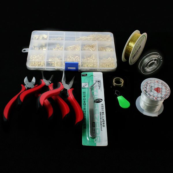 wholesale-1 set jewelry making kit, beads cap/findings/pliers fit jewelry accessories diy zh-bdh010, Blue;slivery
wholesale-1 set jewelry making kit, beads cap/findings/pliers fit jewelry accessories diy zh-bdh010, Blue;slivery
