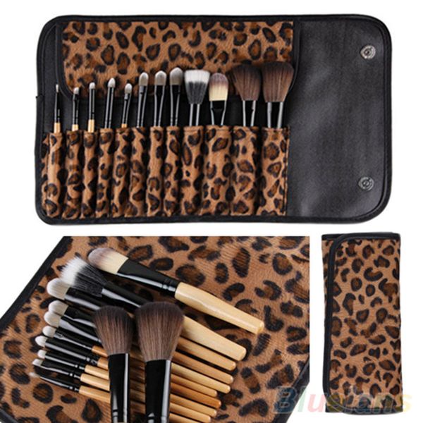 12pcs per set women pro makeup brush set cosmetic tool leopard bag beauty brushes kit by dhl #71701
12pcs per set women pro makeup brush set cosmetic tool leopard bag beauty brushes kit by dhl #71701