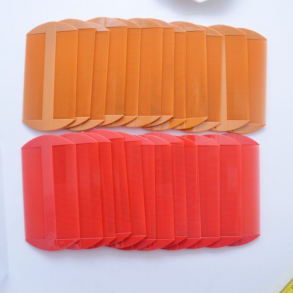 plastic two side hair combs red yellow color lice comb women hair caring tools 11*5.5cm, Silver
plastic two side hair combs red yellow color lice comb women hair caring tools 11*5.5cm, Silver