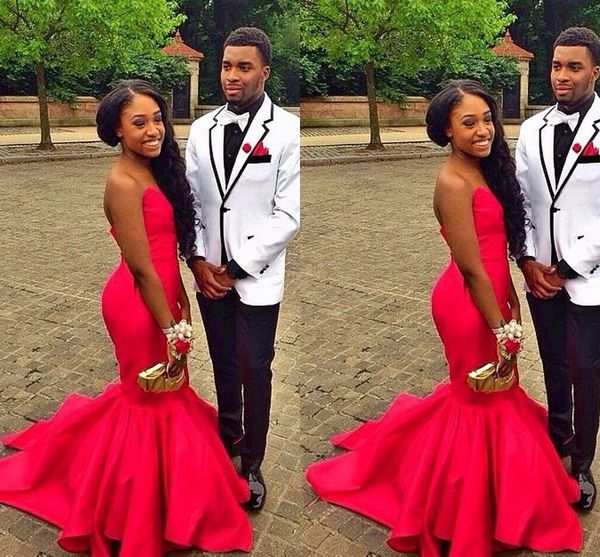 amazing red long mermaid prom dresses 2018 african sweetheart vestidos de festa sweep train plus size formal party evening gowns custom made, Black
amazing red long mermaid prom dresses 2018 african sweetheart vestidos de festa sweep train plus size formal party evening gowns custom made, Black