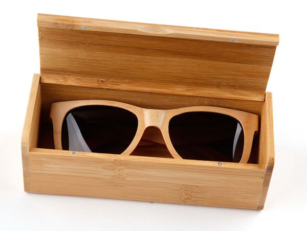 2016 natural bamboo sunglasses cases gift box 100% full wooden frame and wooden temples with fashion style and spring hinge
2016 natural bamboo sunglasses cases gift box 100% full wooden frame and wooden temples with fashion style and spring hinge