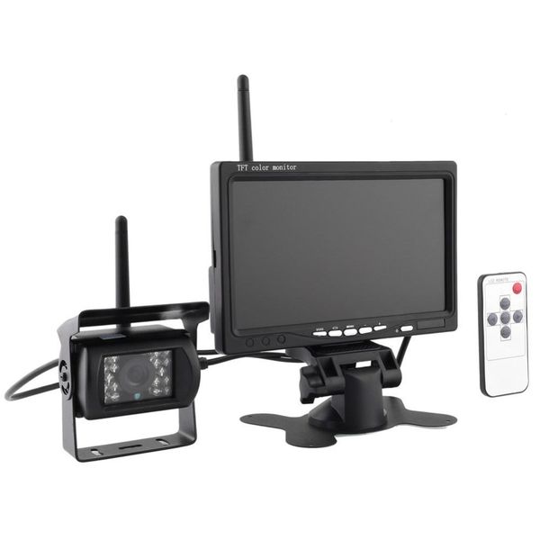 100m 2.4ghz wireless rear view camera 7" 800*480 tft lcd screen car rear view monitor + ir night vision back up camera
100m 2.4ghz wireless rear view camera 7" 800*480 tft lcd screen car rear view monitor + ir night vision back up camera