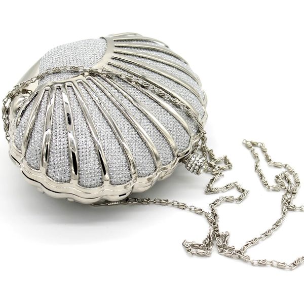 mini conch bridal handbags women's prom party evening clutches purse bags shinning luxury gold silver multiple colors dress accessories
mini conch bridal handbags women's prom party evening clutches purse bags shinning luxury gold silver multiple colors dress accessories