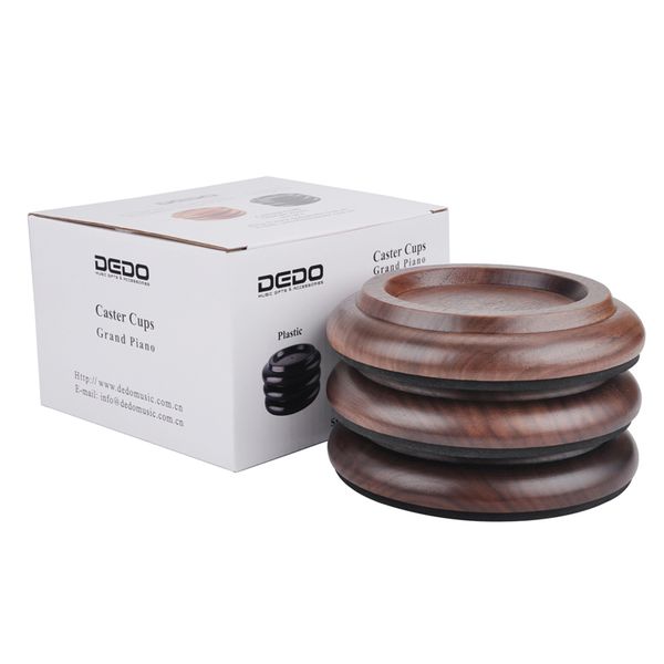 3pcs solidwood piano foot pads furniture caster cups for grand piano parts - black walnut
3pcs solidwood piano foot pads furniture caster cups for grand piano parts - black walnut